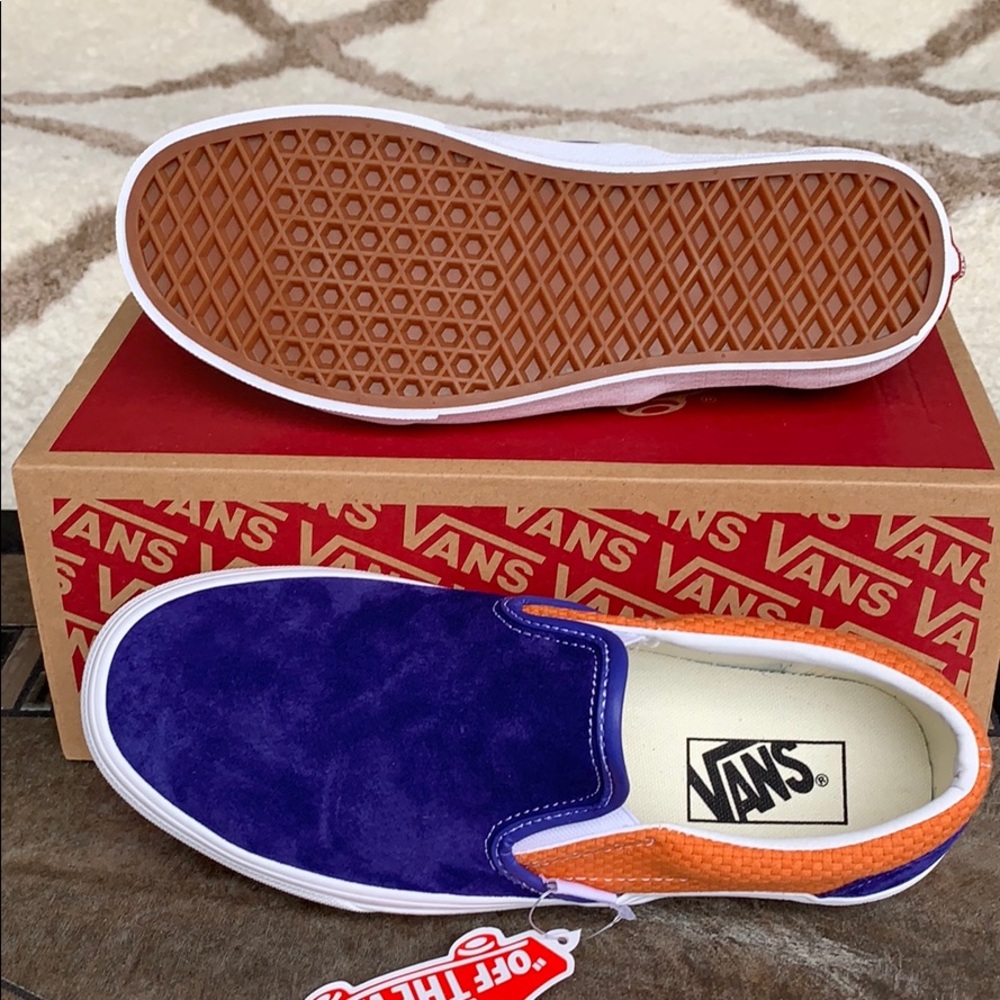 VANS CLASSIC SLIP ON P & C Royal Blue/Apricot men’ - Picture 3 of 16